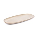 Fuente Ovalada Aperitivo Cerámica 36 cm Siena Simplit (estudio)
