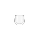 Set 2 Tazas Vidrio Doble Pared Espreso 80 ml Simplit (estudio)