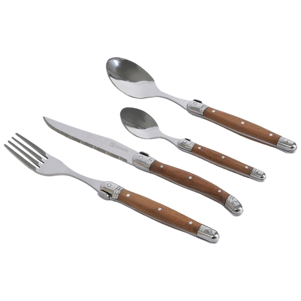 Set de Cuchillería 24 pcs Cubiertos Le Mans Simplit (estudio)