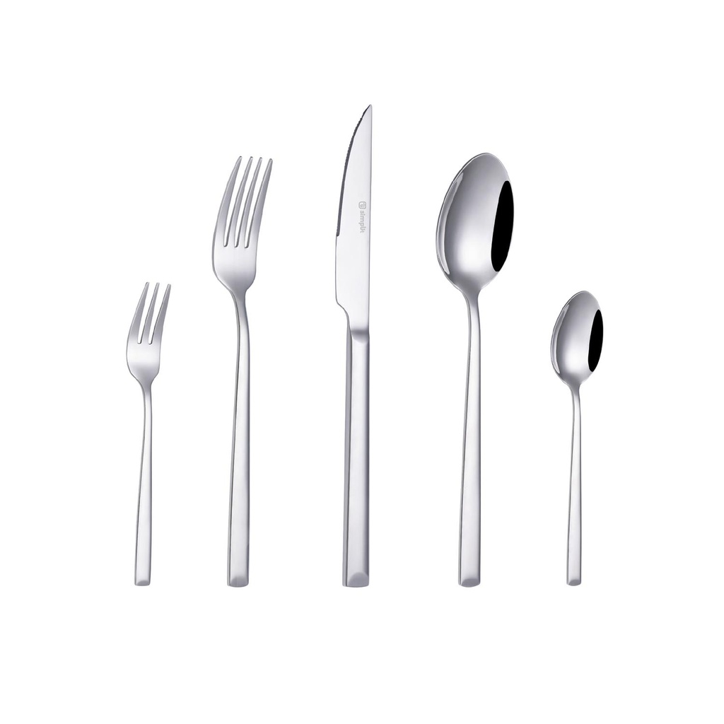 Set de Cuchillería 30 pcs Cubiertos Acero Inoxidable Sicilia (estudio)