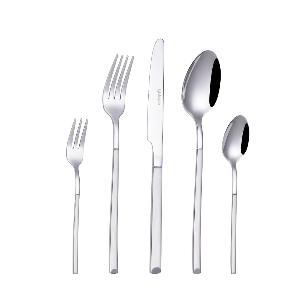 Set de Cuchillería 30 pcs Cubiertos Acero Inoxidable Puglia (estudio)