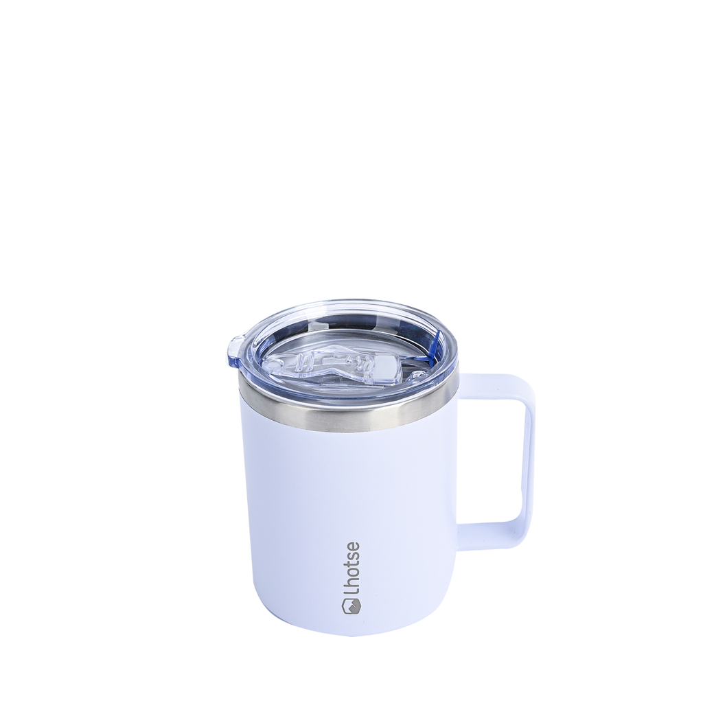 Taza Térmica Insulada Camping 350ml White (estudio)