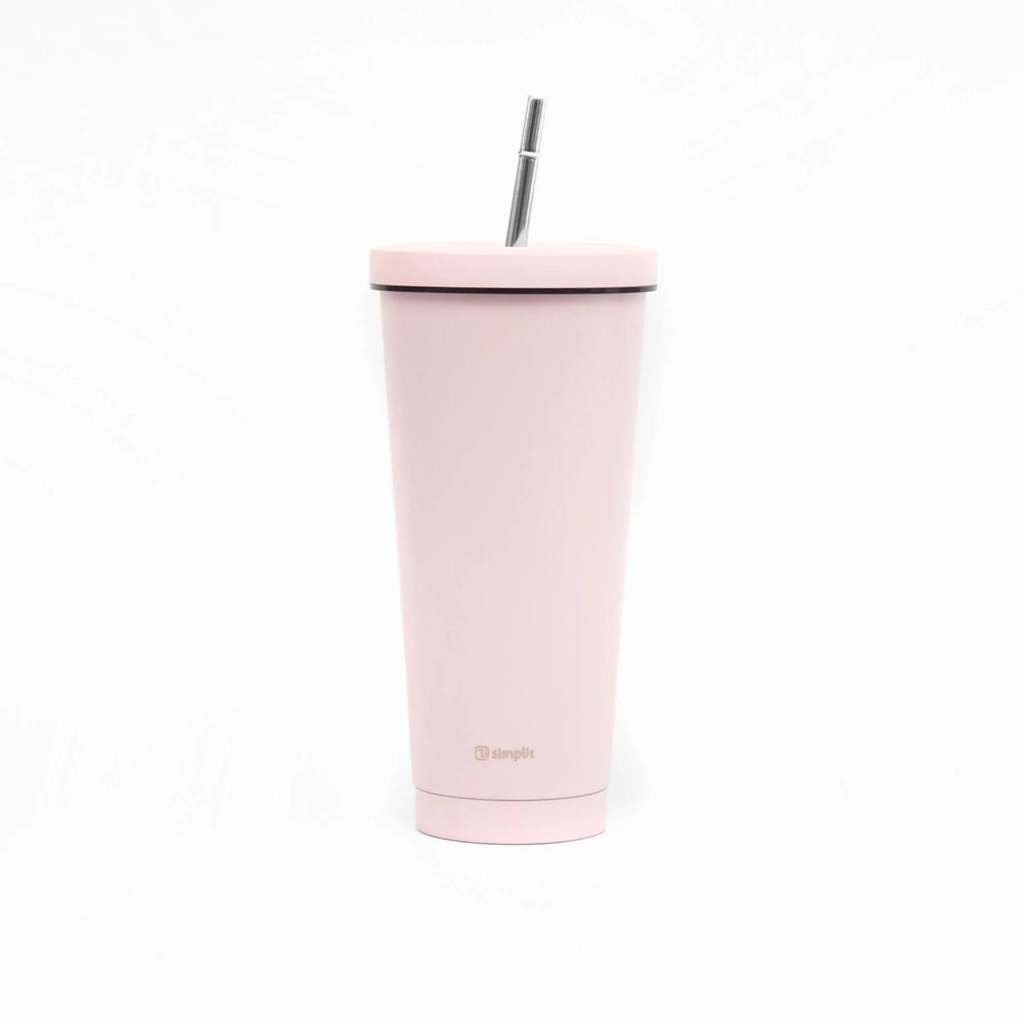 Vaso Térmico Tumbler 750ml Tapa y Bombilla Simplit (estudio)