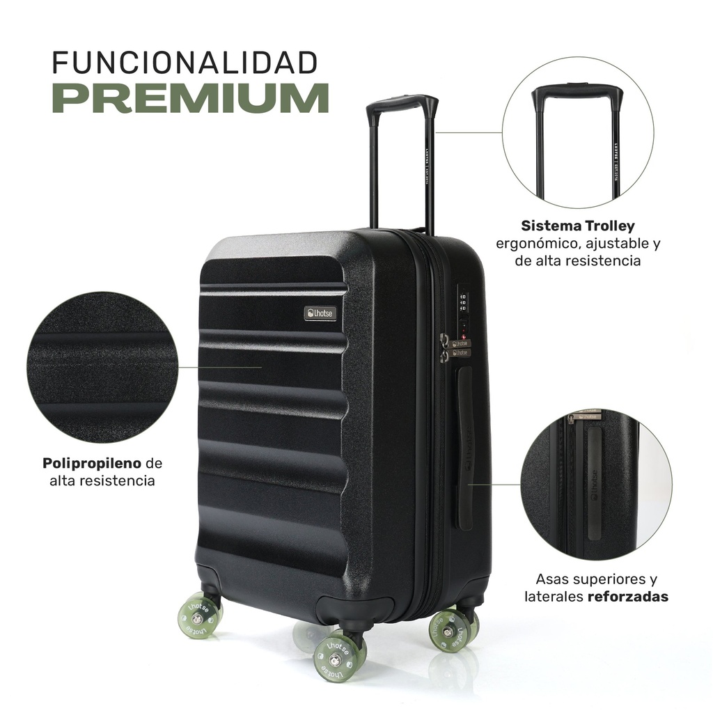 Maleta Mediana Viaje 18kg Expandible (M) 75L Frontier Lhotse 3