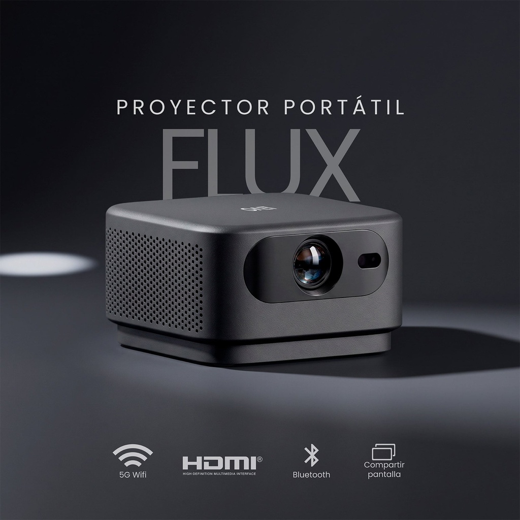 Proyector Portátil Smart Flux 10000lm WiFi BT Android LEVO 2