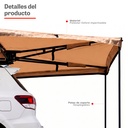 Toldo Camping Lateral Para Auto Techo 270° Xroad 5