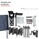 Toldo Camping Lateral Para Auto Techo 270° Xroad 7