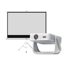 Pack Proyector Portátil Novus + Telón 100" Blanco LEVO 1