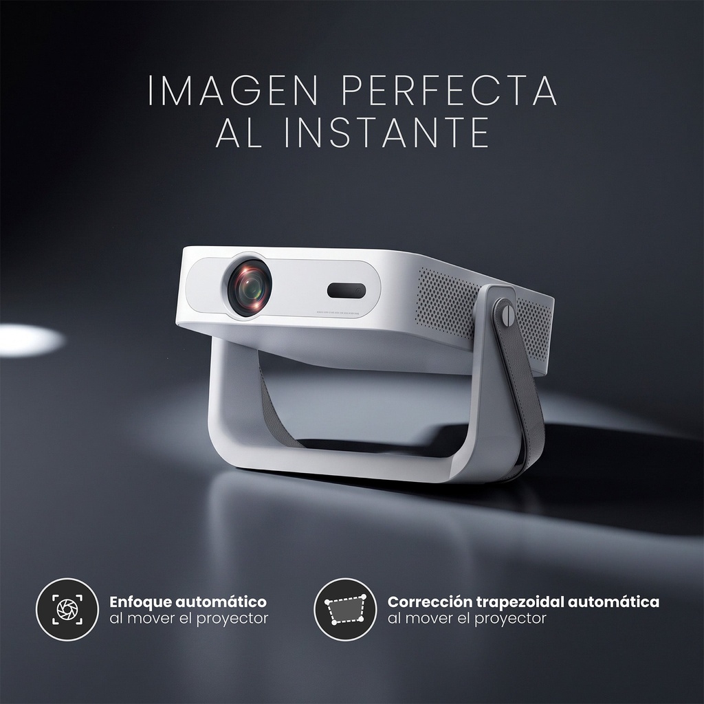 Pack Proyector Portátil Novus + Telón 100" Blanco LEVO 3