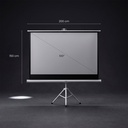 Pack Proyector Portátil Novus + Telón 100" Blanco LEVO 5