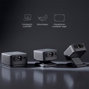 Pack Proyector Portátil Flux + Telón 100" Blanco LEVO 4