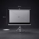 Pack Proyector Portátil Flux + Telón 100" Blanco LEVO 5
