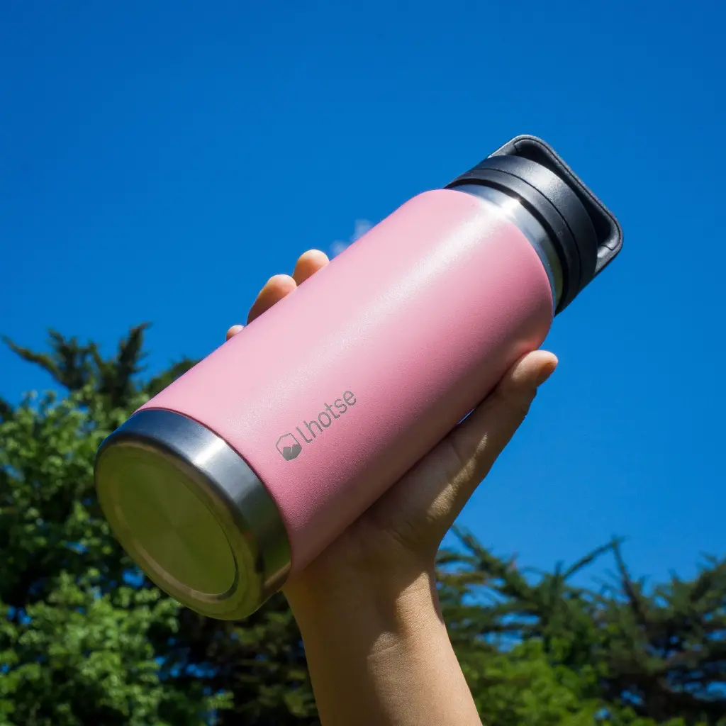 Botella Térmica Insulada Indo 800ml Pink Lhotse