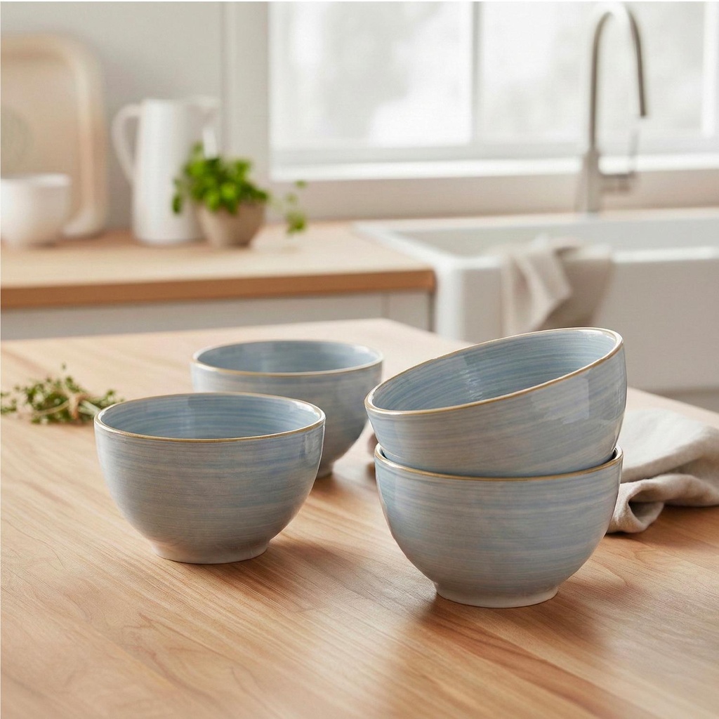 Set 4 Bowls Cerámica 7,5 cm Amalfi Simplit