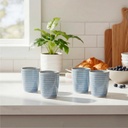 Set 4 Vasos Cerámica 330 ml Amalfi Simplit