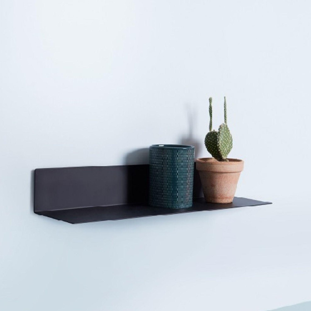 Repisa 55X15X9 cm Metal Negro DAY