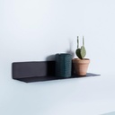 Repisa 55X15X9 cm Metal Negro DAY