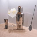 Set Coctelería 5 Piezas Acero Inox Secret de Gourmet