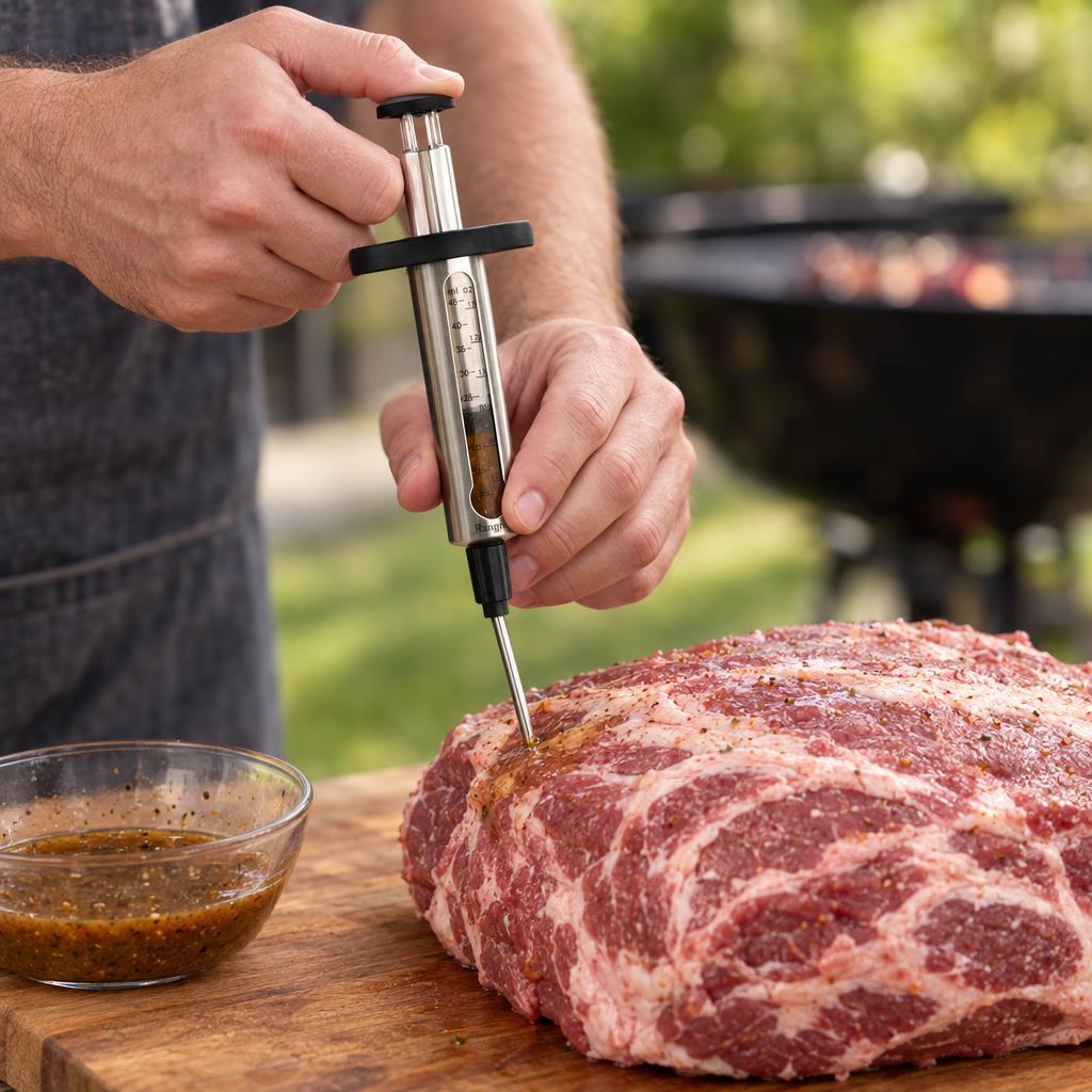 Inyector Marinado Inoxidable Dangrill