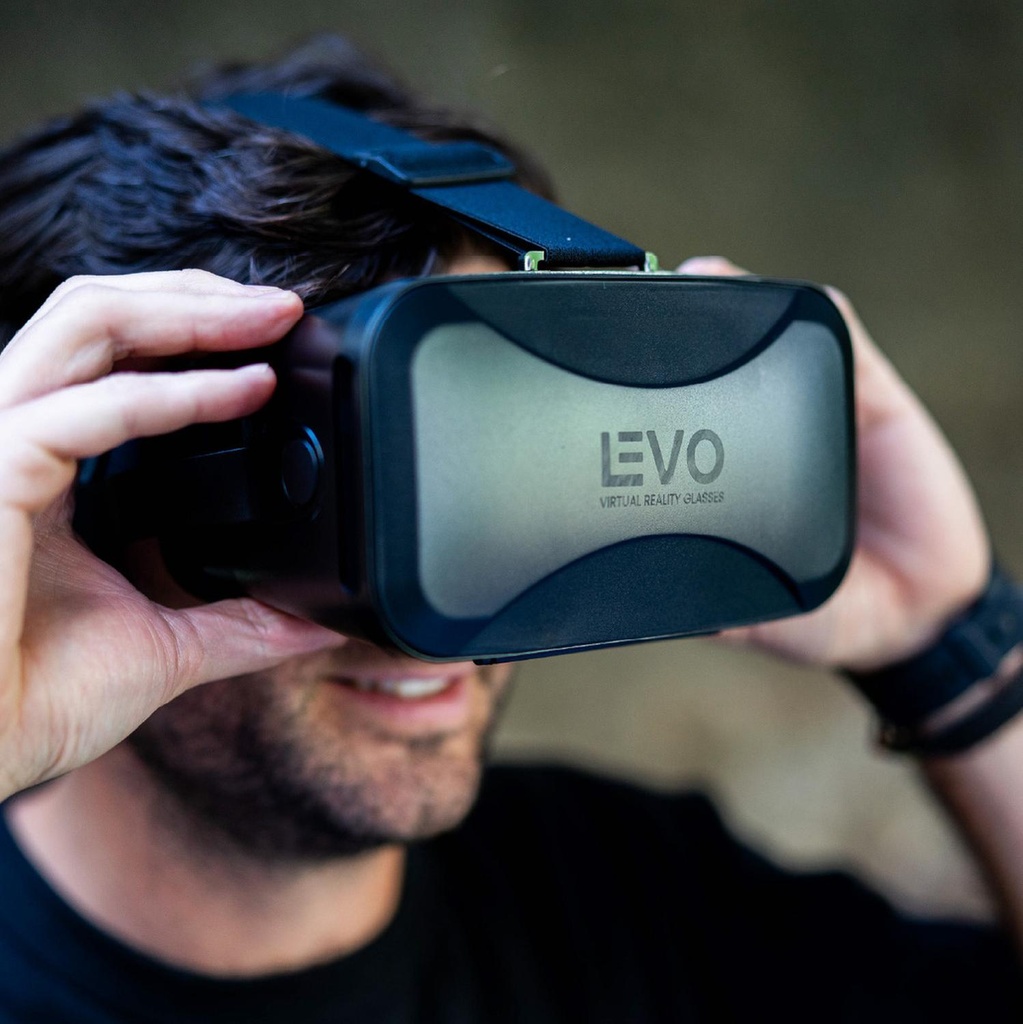 Lentes de Realidad Virtual Vr Box Ultra + Audífonos Levo