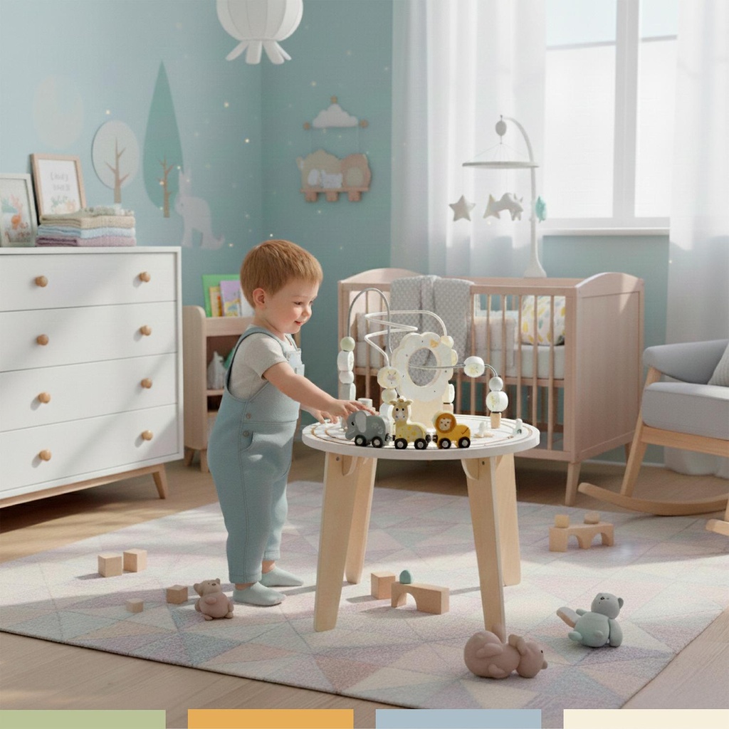 Mesa Infantil Aprendizaje Didactica 7 en 1 Montessori Bandú