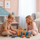 Juego Bloques Magnéticos 114pcs MineBlocks Ciudad Bandú