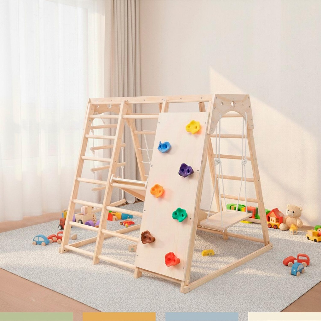 Gimnasio Infantil Juego Pikler Parque 8 en 1 Bandú