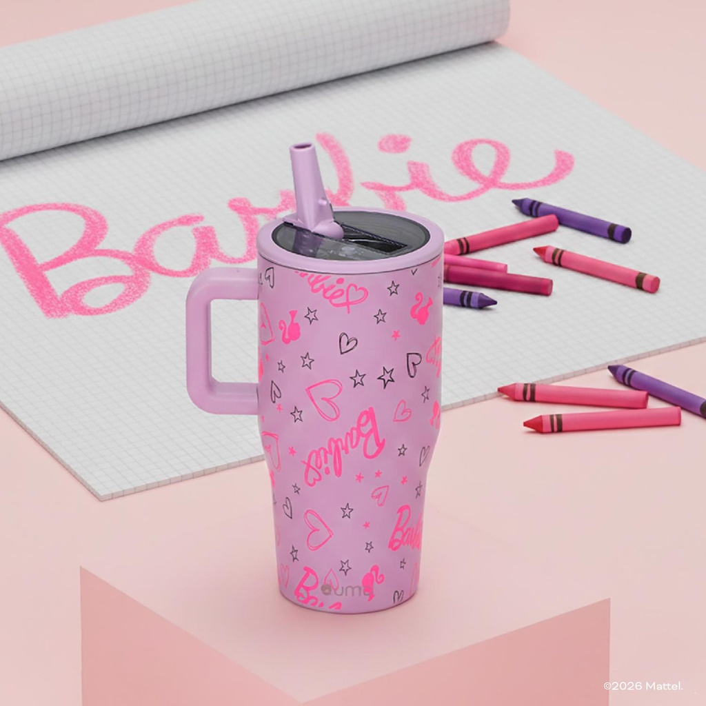 Vaso Térmico Tumbler Mug Barbie Love 590ml Acero Inox UMA