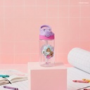 Botella Agua Niños Barbie & Pets 420ml con Bombilla UMA