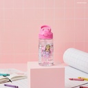 Botella Agua Niños Barbie Love 420ml con Bombilla UMA
