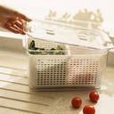 Organizador Refrigerador con Cesta Grande Simplit