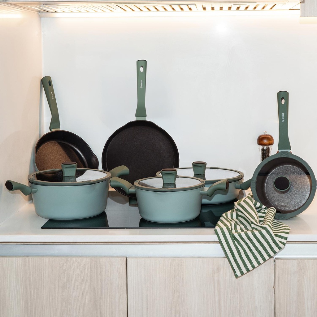 Batería de Cocina Antiadherente Lucca 10 pcs Simplit