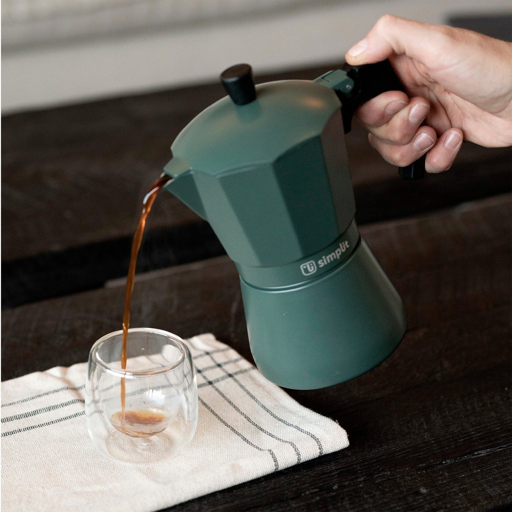 Cafetera Italiana Moka 12 Tazas 600ml Simplit