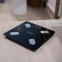 Pesa Digital Balanza Baño Bluetooth Negra Inteligente LEVO