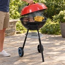 Parrilla Portátil Carbón Kettle Roja 17