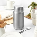 Termo de Comida Insulado Acero Inox 750 ml Gris Simplit