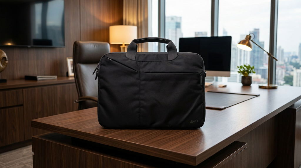 Funda Maletin Notebook EXECUTIVE Negro 15,6" LEVO