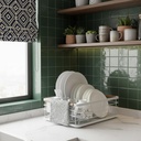 Secaplatos Escurridor 1 Nivel Acero Inox Blanco Simplit