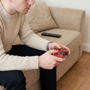 Control Joystick Inalámbrico doble Shock P4 Rojo Levo
