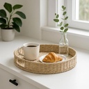 Bandeja Redonda Hogar Mimbre Kord 40cm 5Five