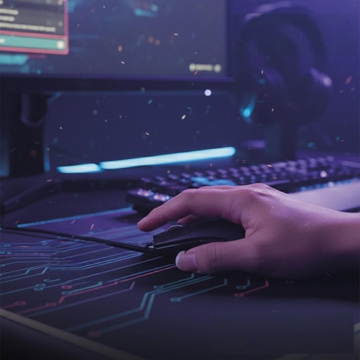 Mouse Gamer Inalambrico RGB NovaStrike Negro LEVO