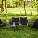 Mesa Terraza Redonda Metal 70 X 35 cm Envy