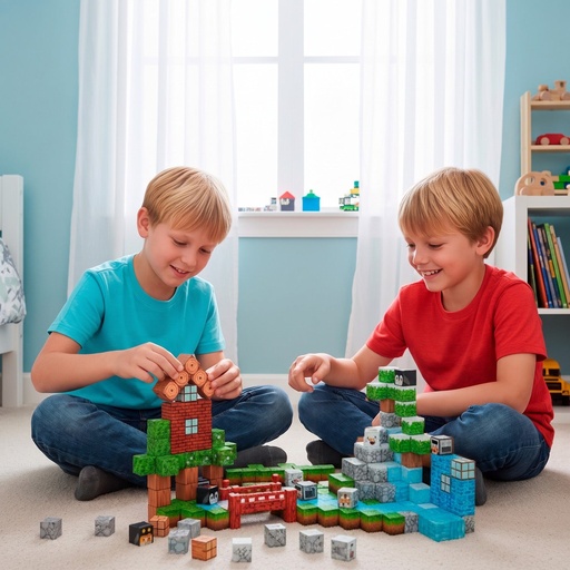 Juego Bloques Magnéticos 89pcs MineBlocks Aventura Bandú