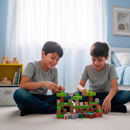 Juego Bloques Magnéticos 75pcs MineBlocks Mundo Bandú