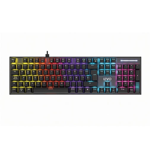 Teclado Gamer NovaBlade Red Switch Mecánico Español RGB LEVO
