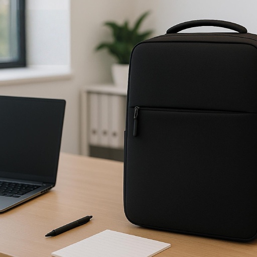 Mochila para Notebook con Puerto USB 15" Negra Levo