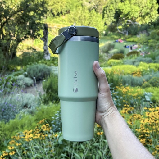 Botella Térmica Insulada Lhotse Travel Mug 900ml Green