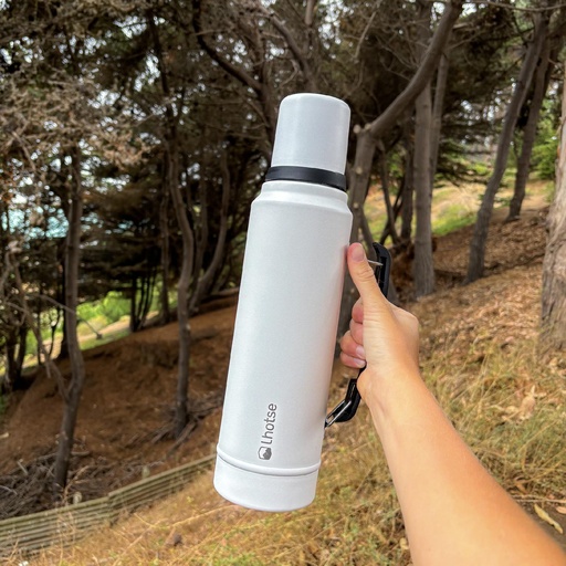 Termo Liquido Acero Inoxidable Classic 1,3 lts Lhotse White